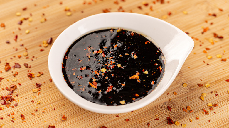 Bowl of teriyaki sauce