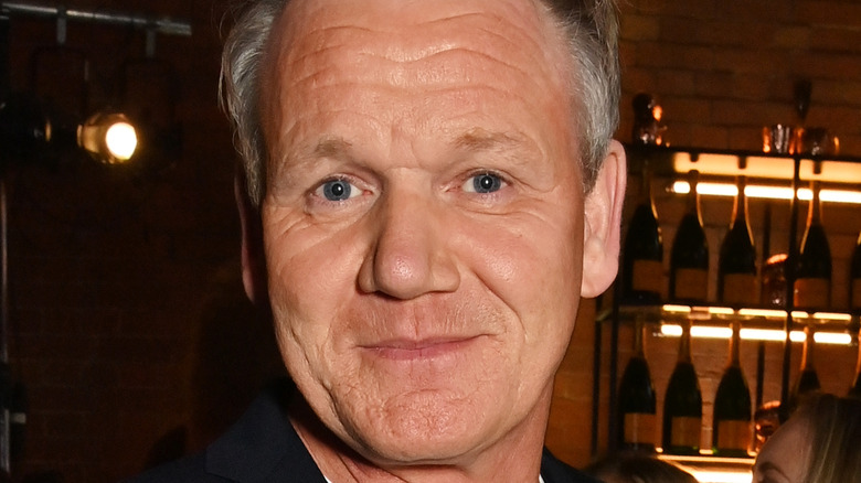 Closeup of Gordon Ramsay