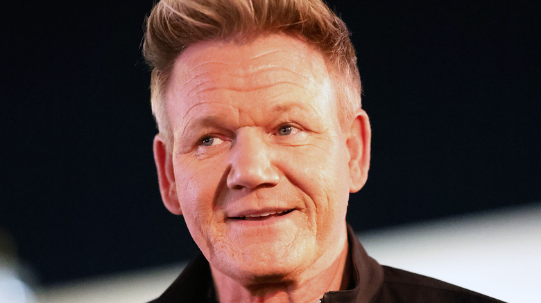 Closeup of famous chef Gordon Ramsay