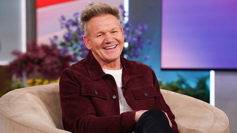 Gordon Ramsay smiles during an appearance.