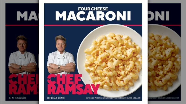A package of Four Cheese Macaroni from the By Chef Ramsay line.