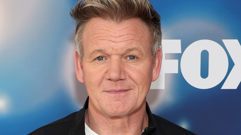 Gordon Ramsay on 2023 Fox winter junket red carpet