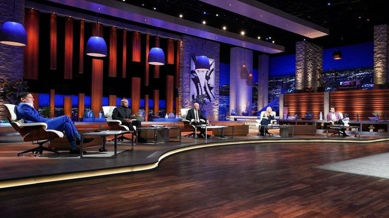 Shark Tank sharks on set