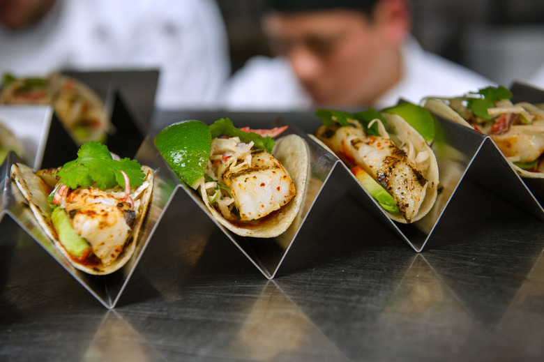 Grilled Sea Bass Taco