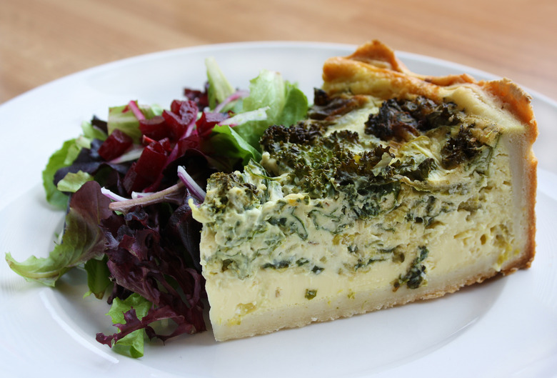 Grilled Asparagus And Feta Quiche Recipe