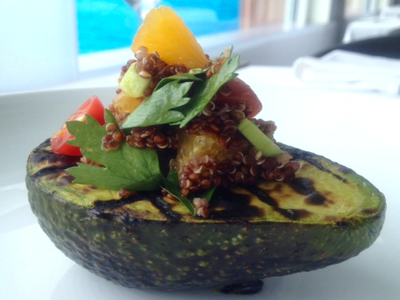 Grilled Avocado with Quinoa Salad Recipe