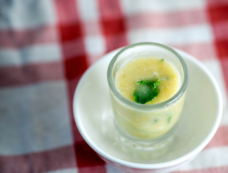 Grilled Corn Soup With Yogurt And Mint Recipe