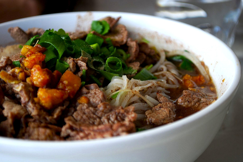 Ramen doesn't have to be boring, and steak doesn't not have to be marinated in beer