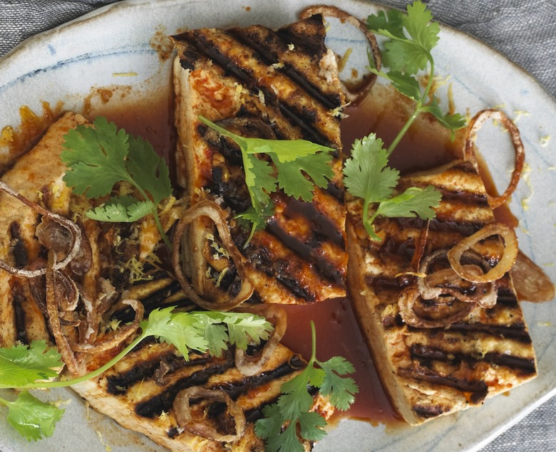 Grilled Tofu with Crispy Shallots Recipe