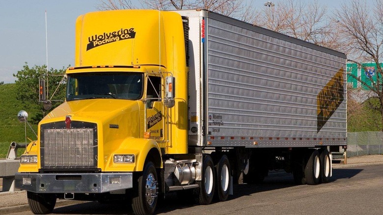 A Wolverine Packing Co. truck