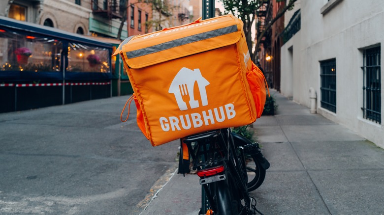 grubhub delivery biker
