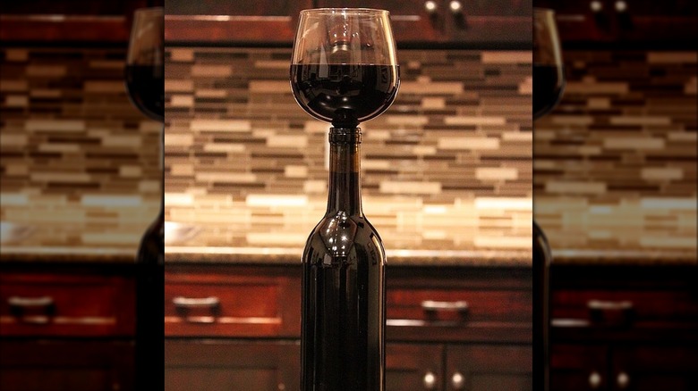 guzzle buddy wine up filled