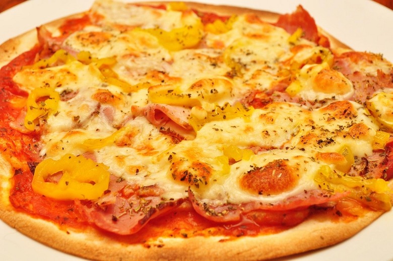 Ham, Caramelized Onion, & Gruyere Pizza