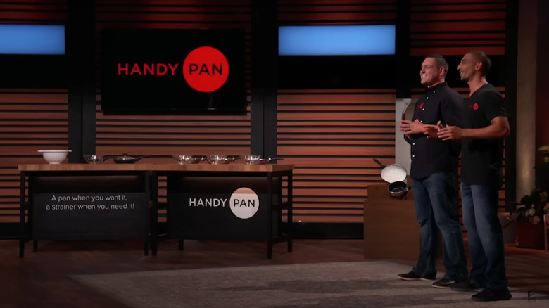 Founders of Handy Pan on "Shark Tank"