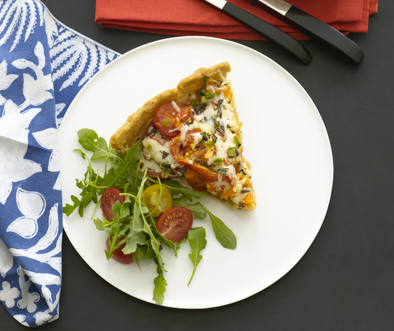 Heirloom Tomato and Mozzarella Tart Recipe