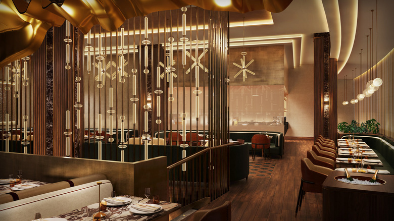 Interior rendering of 1587