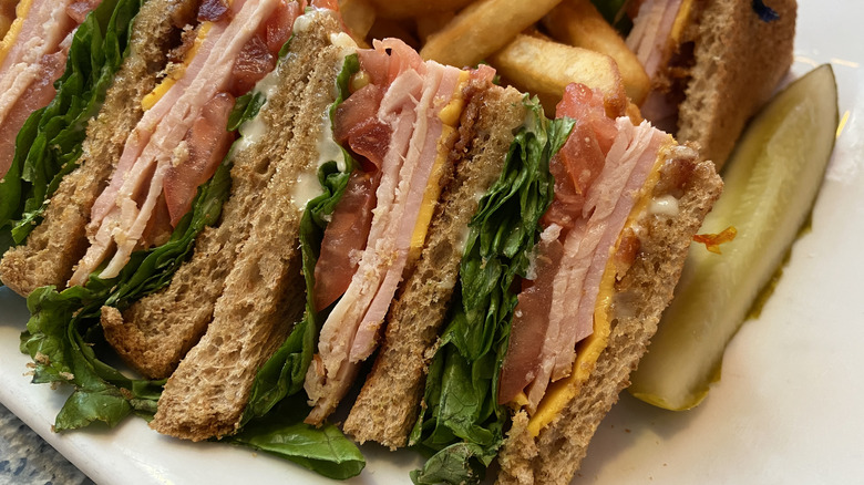 A club sandwich.