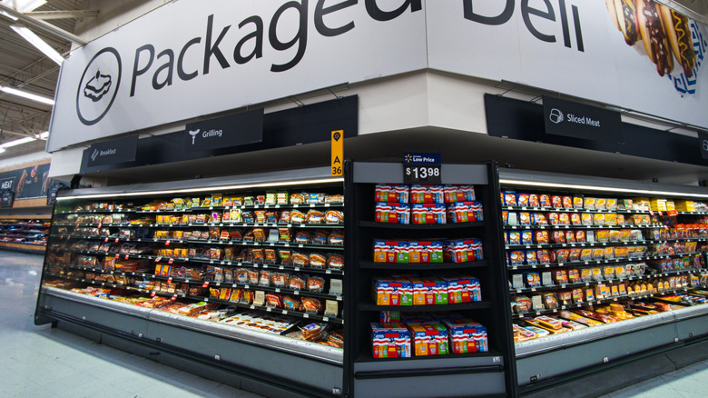 pictured Walmart deli section