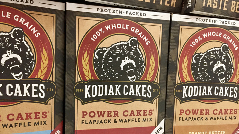 Boxes of Kodiak Cakes