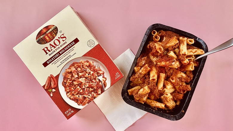Rao's rigatoni bolognese