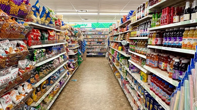 Interior of a Dollar Tree store.