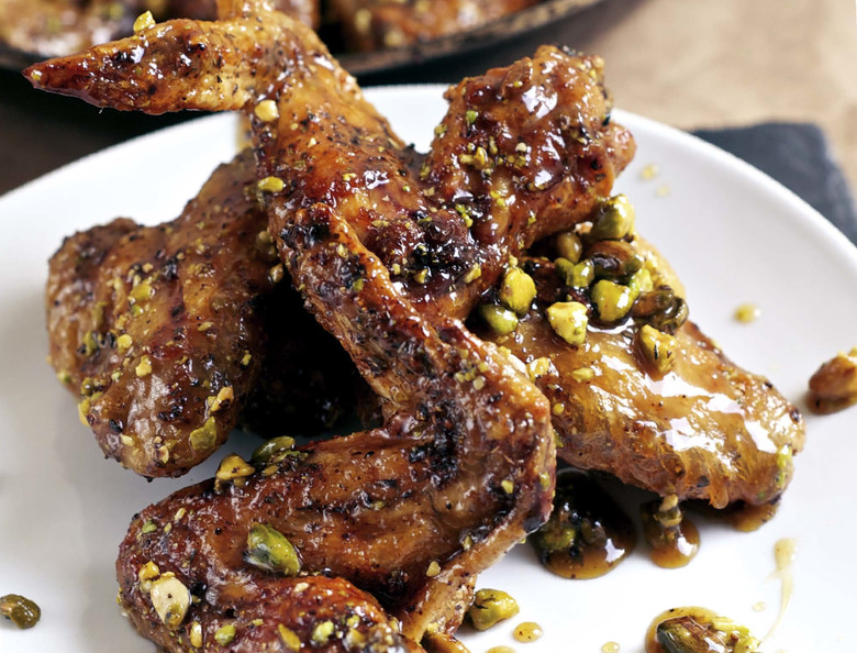 Honey Baked Pistachio Wings Recipe