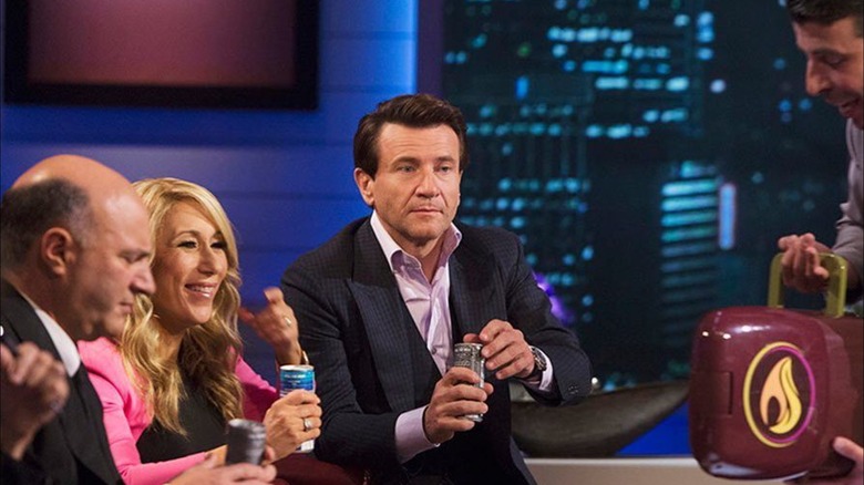 Robert Herjavec, Lori Greiner, and Kevin O'Leary on Shark Tank
