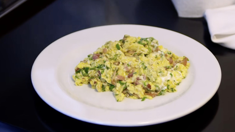 Anthony Bourdain's scrambled eggs.
