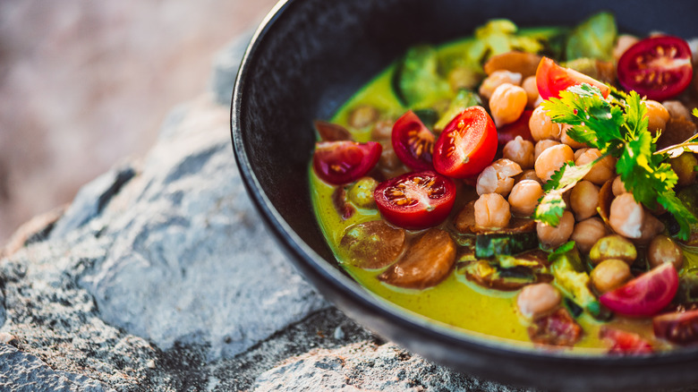 vegan green curry