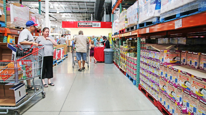 people shopping at Costco