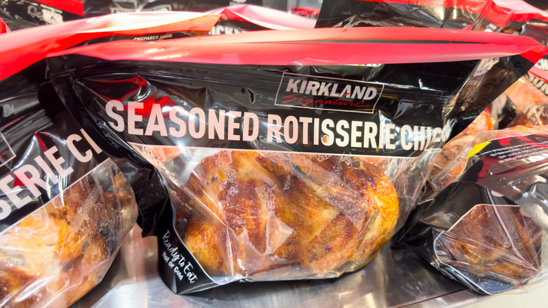 Rotisserie chicken at Costco