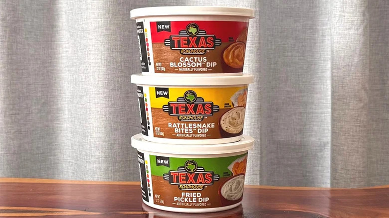Texas Roadhouse three appetizer-themed dips