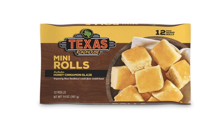 Package of Texas Roadhouse mini rolls