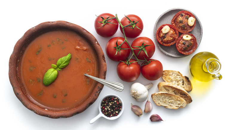 roasted tomatoes for tomato soup