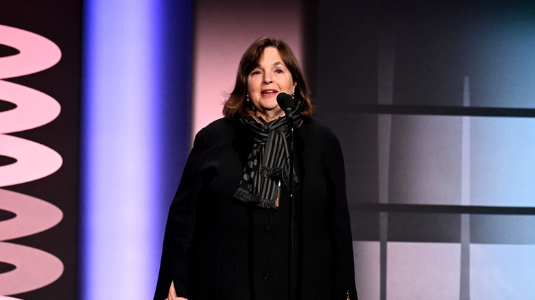 Ina Garten speaking at an event