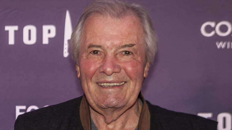 Jacque Pépin on the red carpet of an event