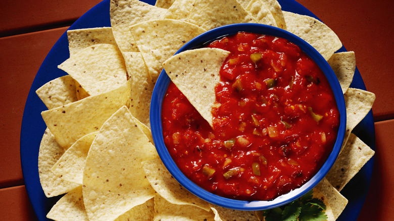 Chips with sala roja