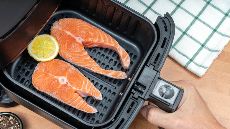 Salmon in air fryer