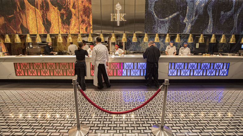 Interior of Hell's Kitchen restaurant