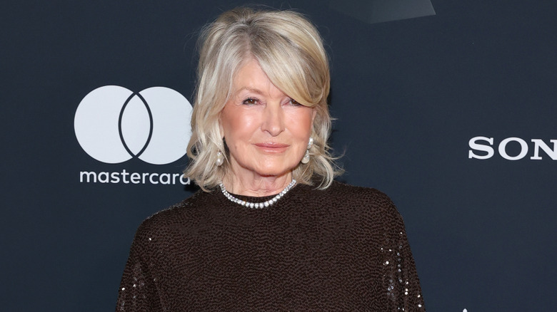 Martha Stewart on a red carpet.
