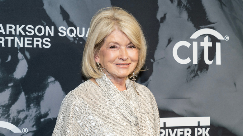Martha Stewart smiling at an event.