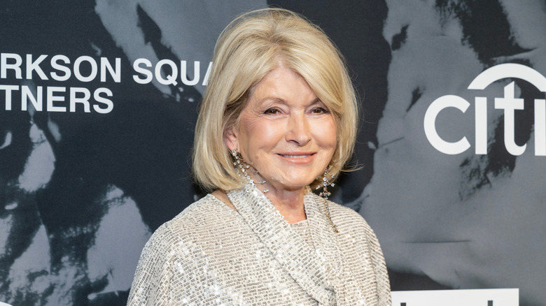 Martha Stewart on the red carpet of an event