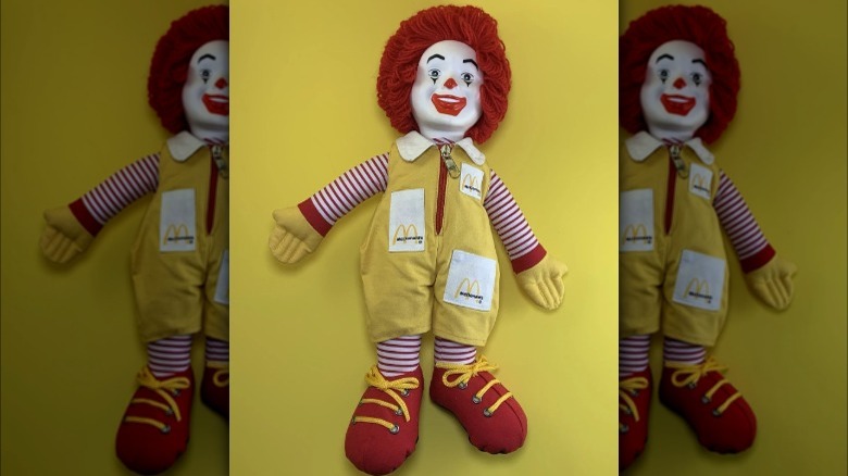 A Ronald McDonald doll from 1984.
