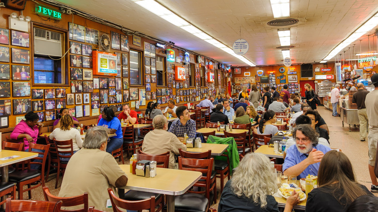 interior of Katz deli