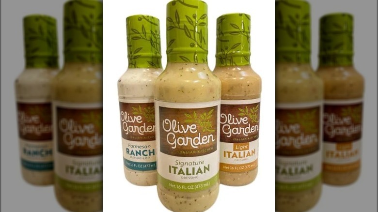 Olive Garden dressing trio