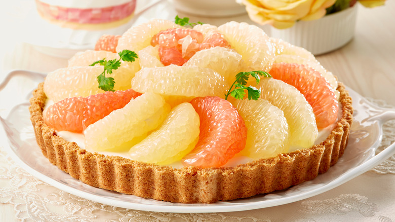 Grapefruit tart