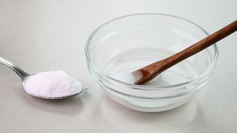 Baking soda and water