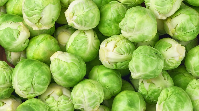 pile of brussels sprouts
