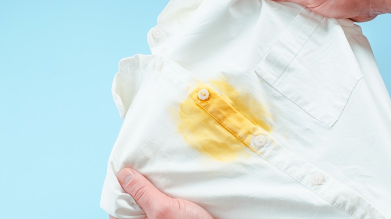 Turmeric stain on grater