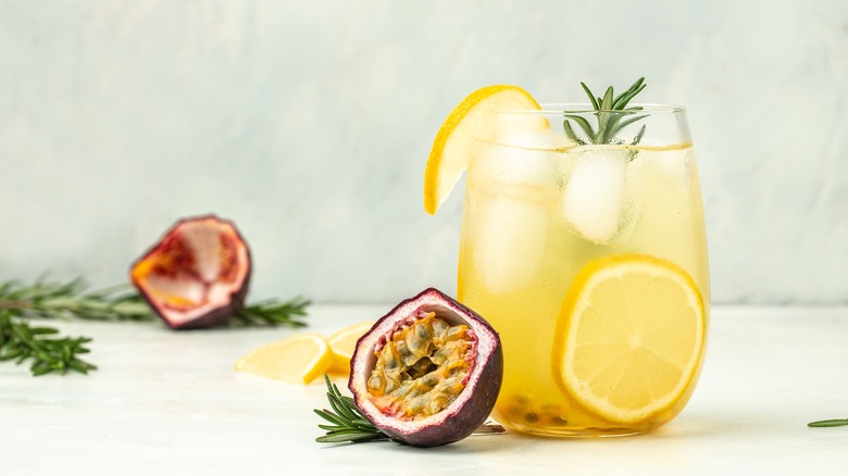 Passion fruit cocktail 
